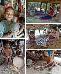 northern Thailand's hilltribe people - jeffrey warner - nam bor noi karen village - handicrafts
